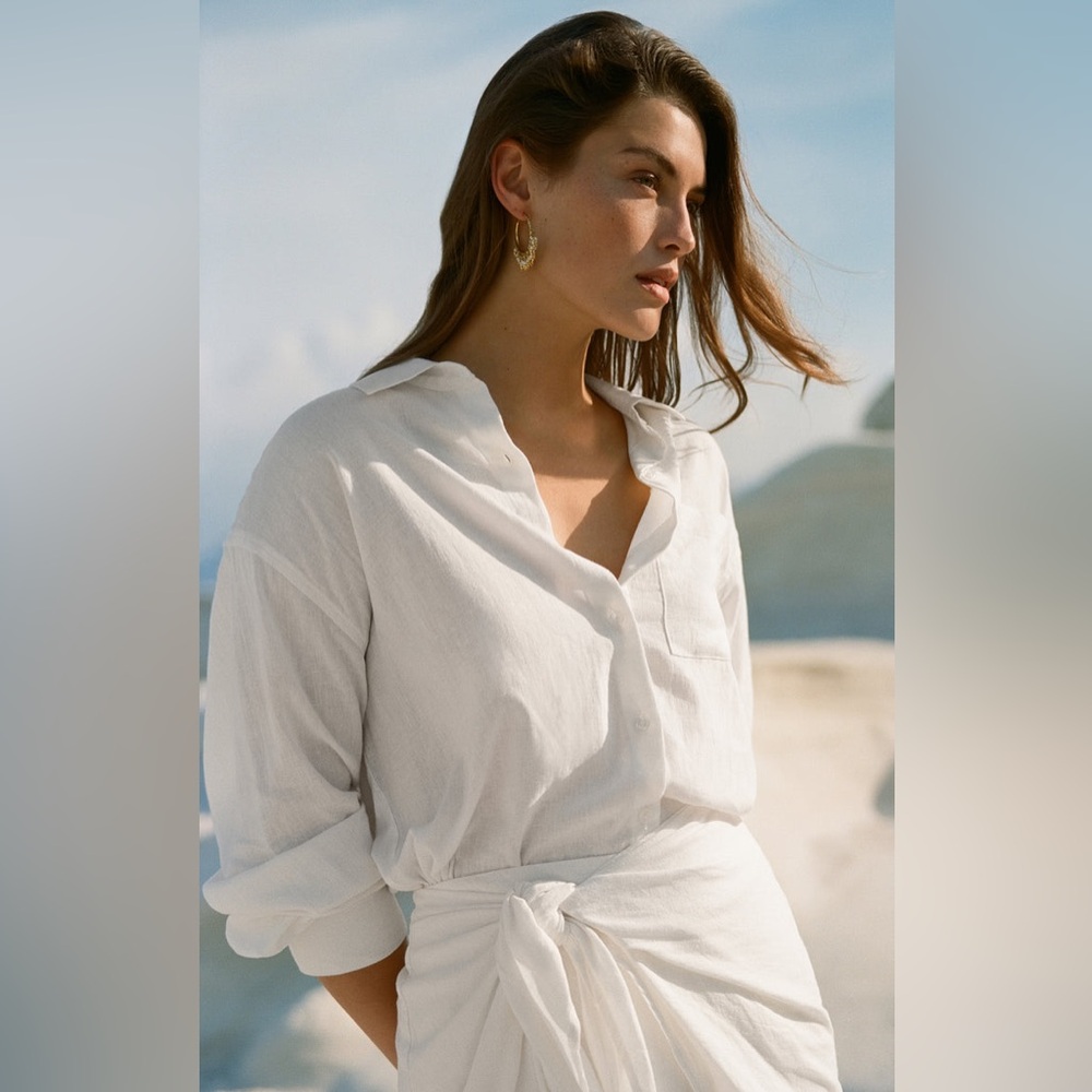 NWT Z SUPPLY The Signature Linen Top